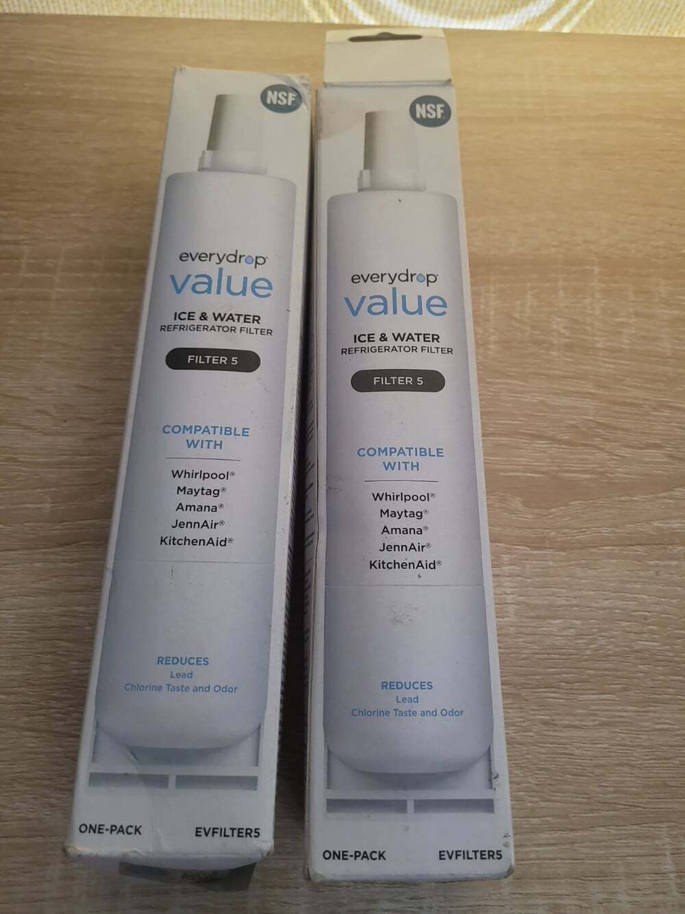 Set of 2 Everydrop Ice and Water Refrigerator Filter 5 EVFILTER5 PWF-NL240V New